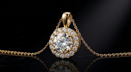 Celestial Halo Diamond Pendant